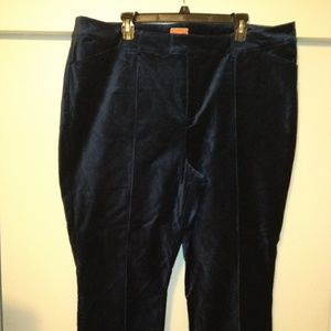 Modcloth Pants - ModCloth Blue Velvet Pants Modcloth Pants - ModCloth Blue Velvet Pants